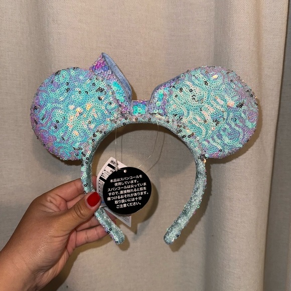 Baby Blue Minnie Ears Disneyland Tokyo Disneyland